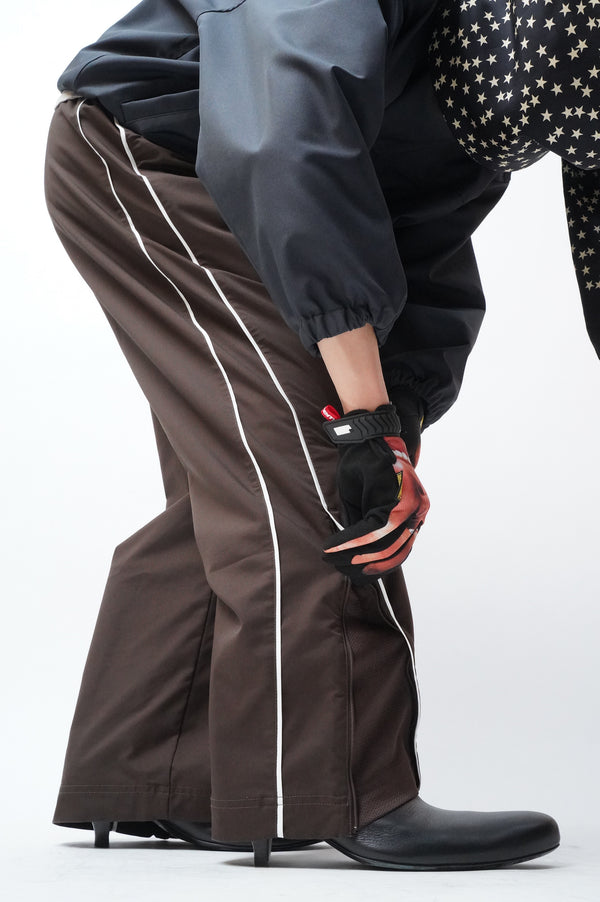 NIKE SPORTSWEAR -SIDE LINE TRACK PANTS- [BROWN]