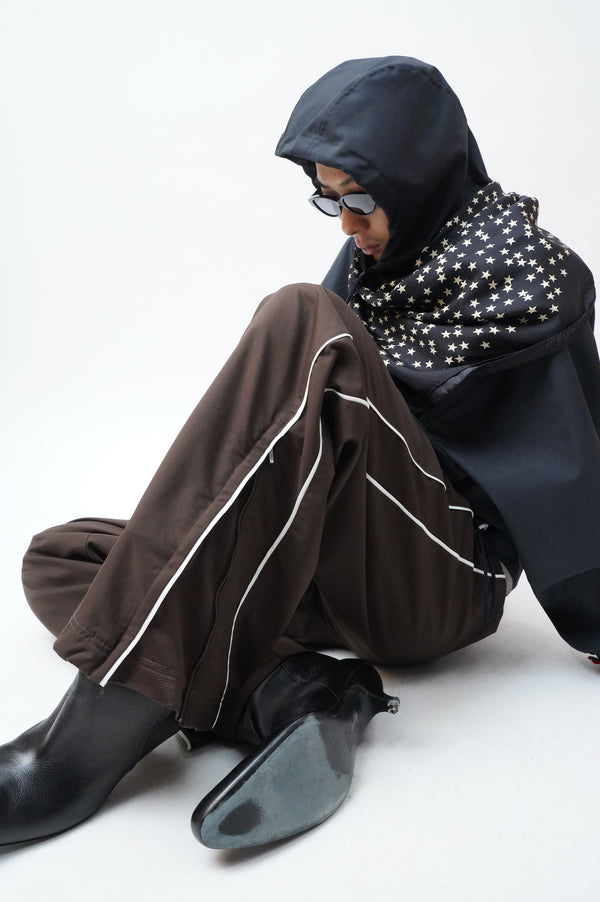 NIKE SPORTSWEAR -SIDE LINE TRACK PANTS- [BROWN]