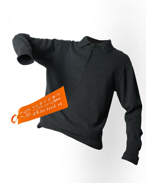 "K8.0 on" -knock on knit polo-