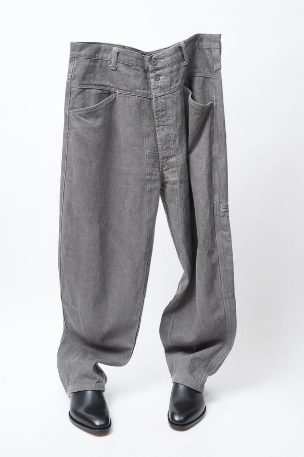 "MARITHE FRANCOIS GIRBAUD BLUE" -X Black Denim Pants-