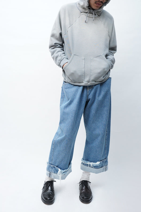 DEL -Distressed Sweat Hoodie-