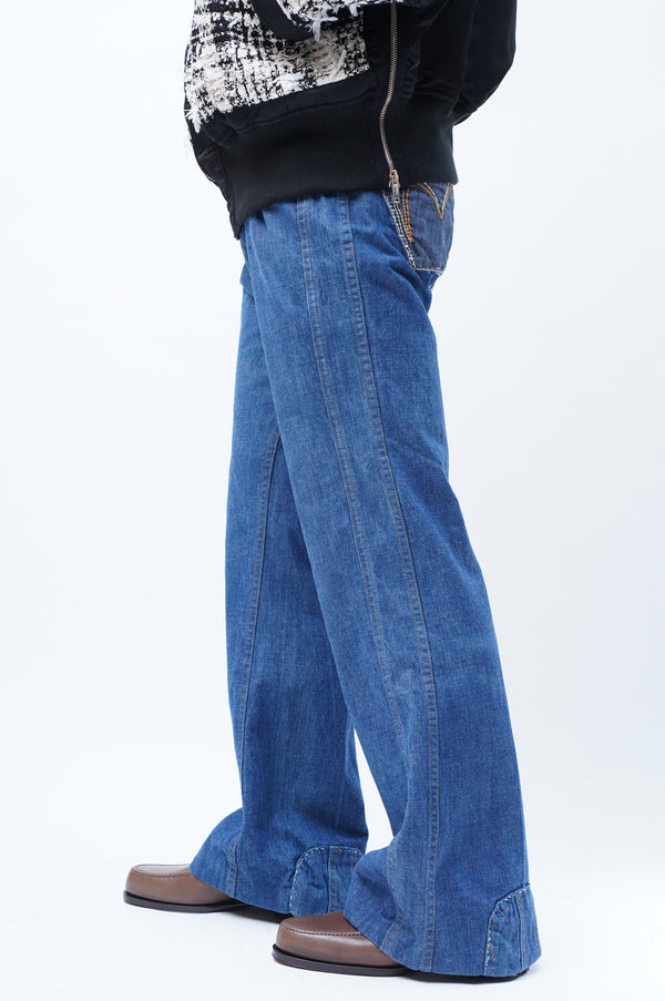 70's "LEE" -Remake Flair Denim Pants-