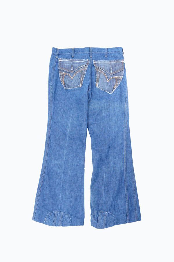 70's "LEE" -Remake Flair Denim Pants-