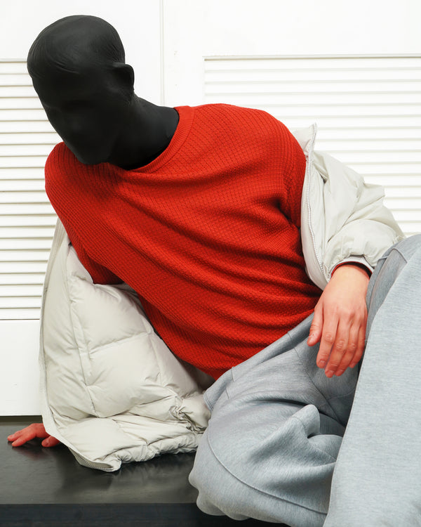 HUGH -WAFFLE KNIT SWEATER-