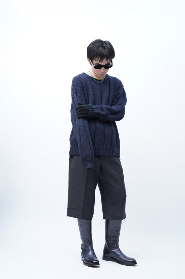 90's "GAP" -Ramie/Cotton Low Gauge Knit Sweater-