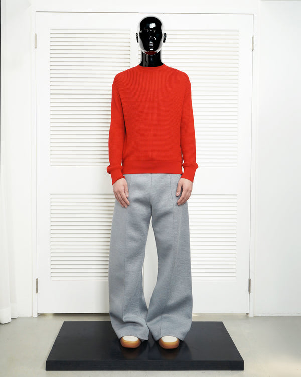 HUGH -WAFFLE KNIT SWEATER-