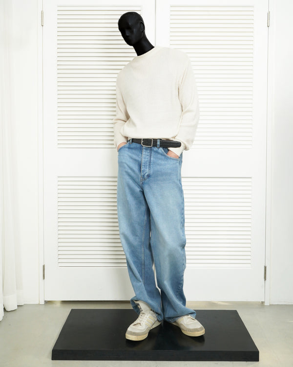 HUGH -WAFFLE KNIT SWEATER-