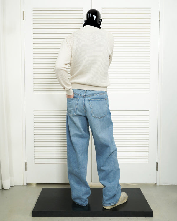 HUGH -WAFFLE KNIT SWEATER-