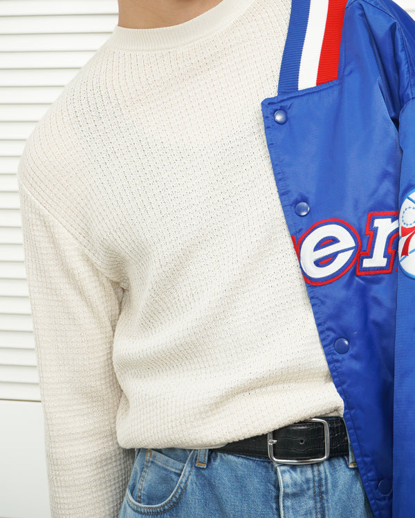 HUGH -WAFFLE KNIT SWEATER-