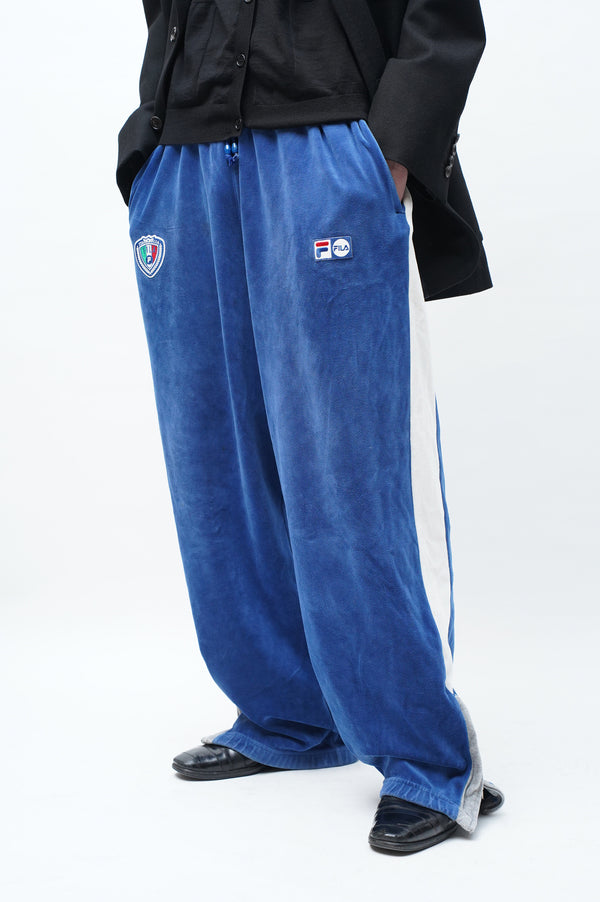 "FILA" -Velour Track Pants-