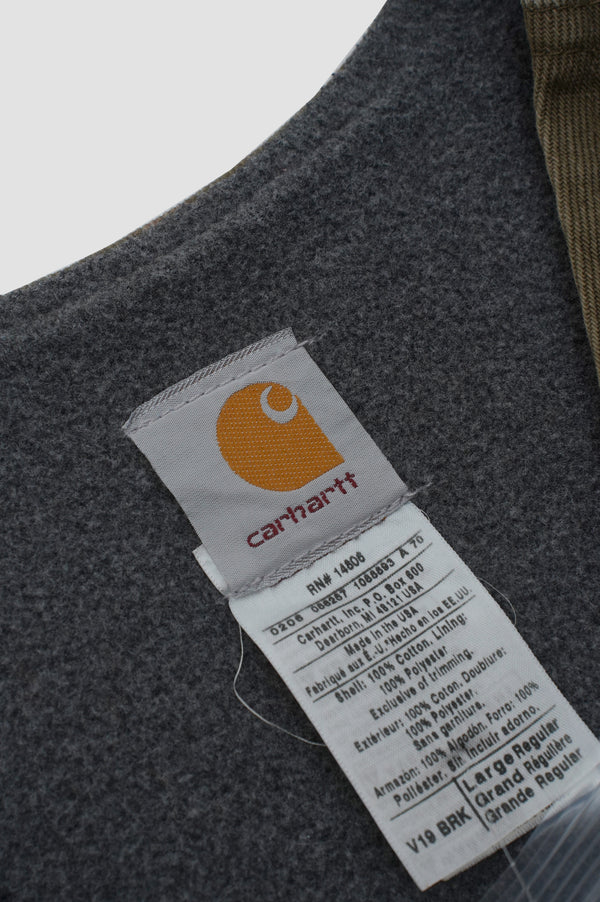 "Carhartt” -Fleece Lining Cotton Twill Vest-