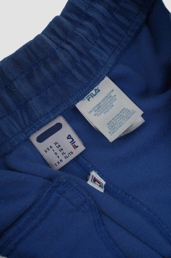 "FILA" -Velour Track Pants-