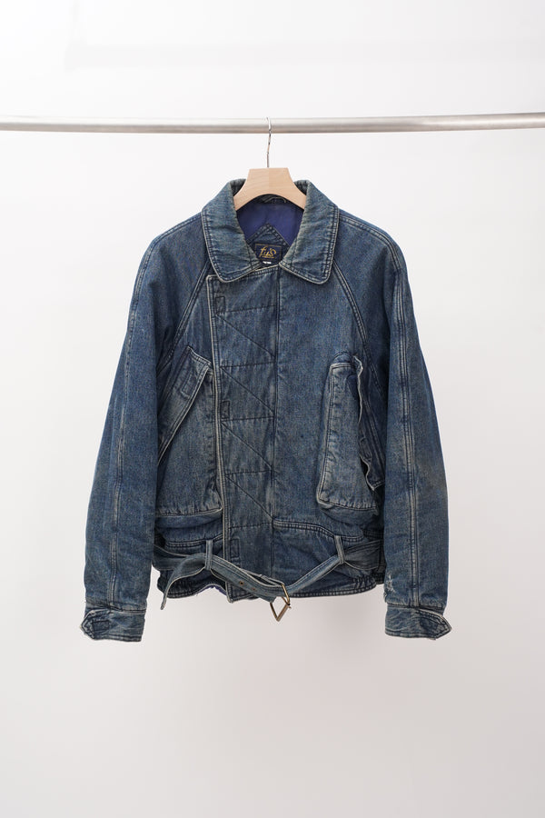 80's "F.U'S" -Design Denim Jacket-