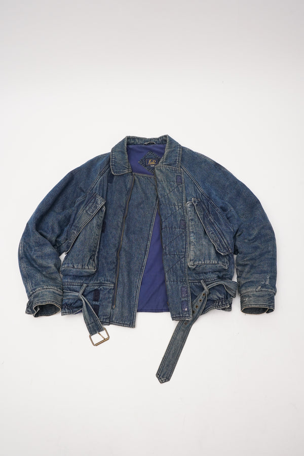 80's "F.U'S" -Design Denim Jacket-