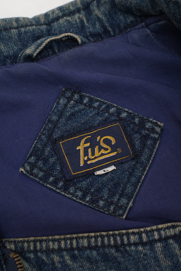 80's "F.U'S" -Design Denim Jacket-