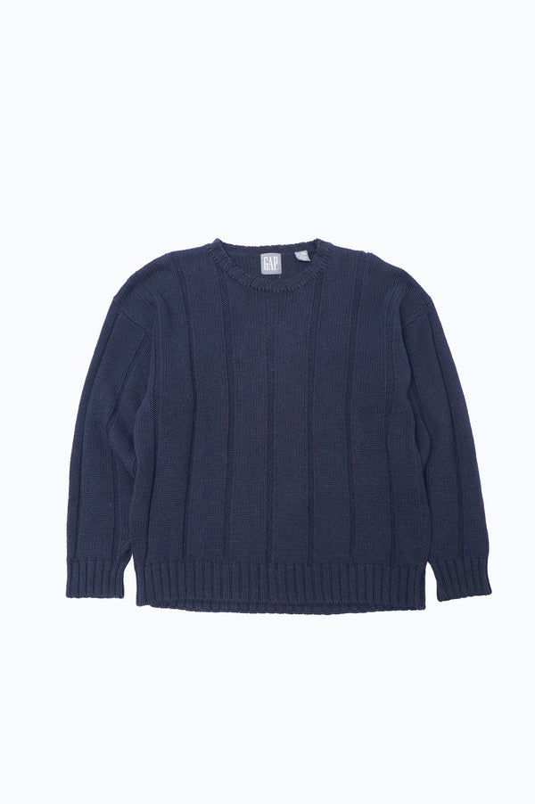 90's "GAP" -Ramie/Cotton Low Gauge Knit Sweater-