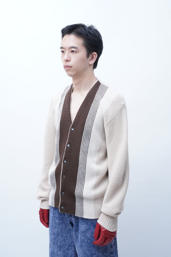 60-70'S "UNKNWON" -ORLON Acrylic Knit Cardigan-