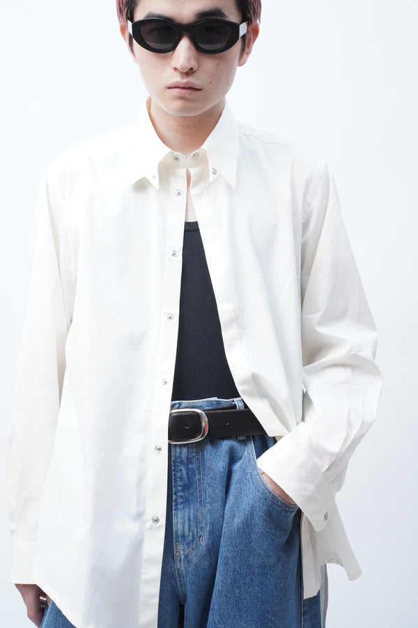 - WALTER TAB - [snap tab collar shirt]