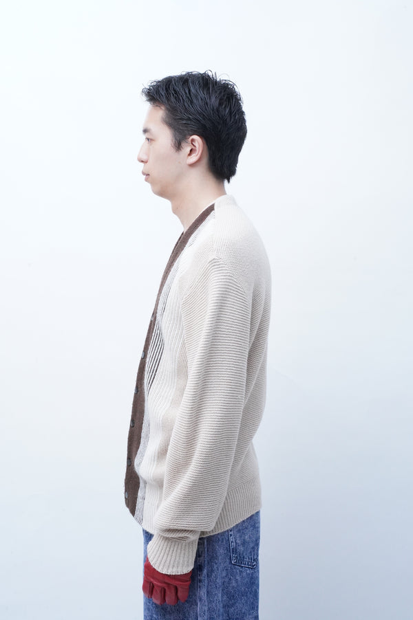 60-70'S "UNKNWON" -ORLON Acrylic Knit Cardigan-