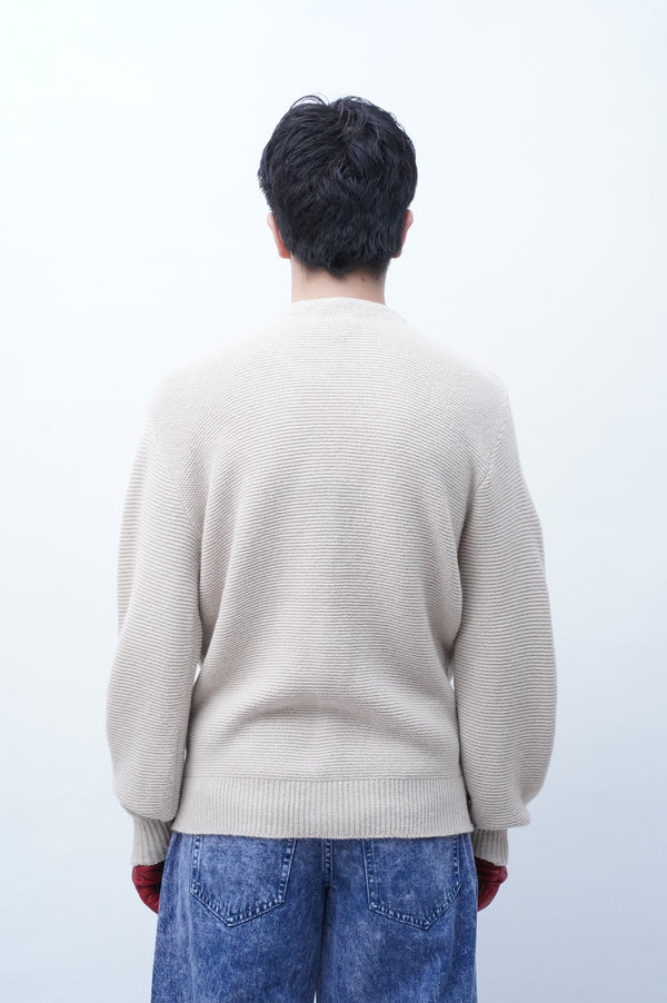 60-70'S "UNKNWON" -ORLON Acrylic Knit Cardigan-