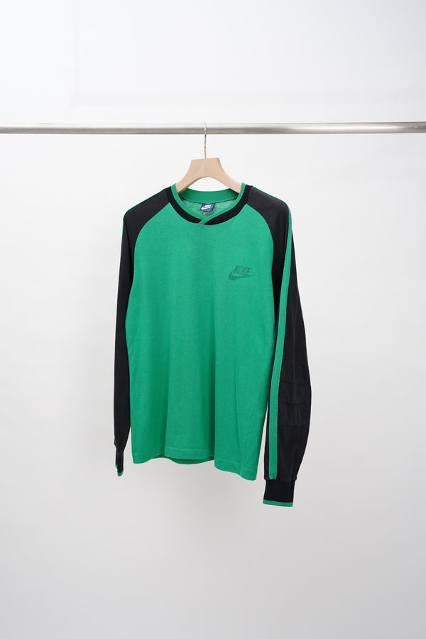 80's "NIKE" -Cotton/Poly Raglan L/S Tee-