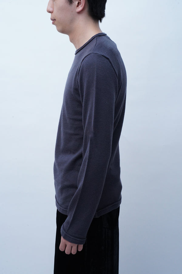 "ARMANI JEANS" -Wool C/N Knit Sweater-