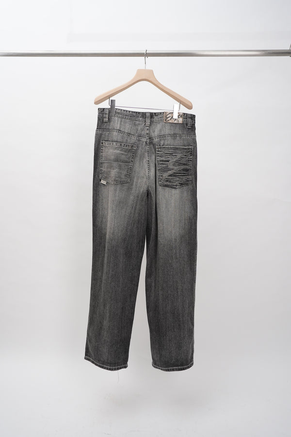 00's "ENYCE" -Loose Fit Straight Denim Pants-