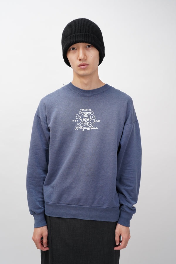 "THRASHER" -"1999-2000" C/N Sweat Shirt-