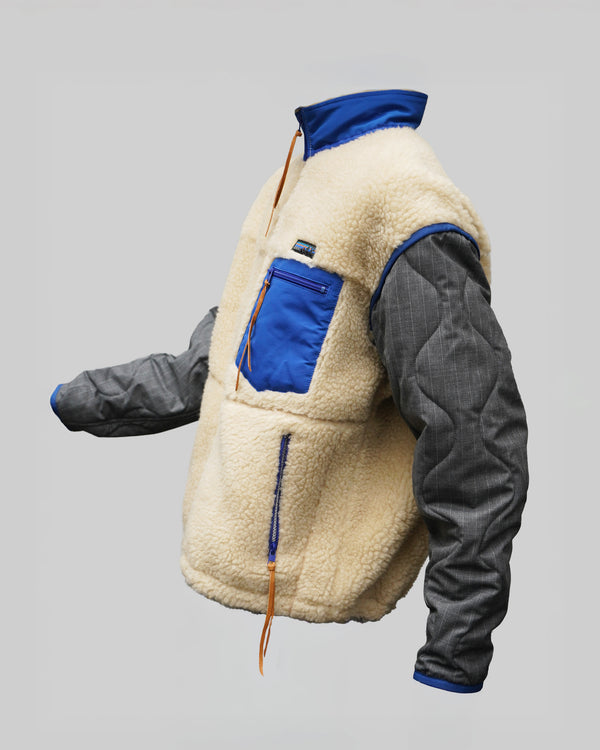 KHOKI -Fleece-texture Jacket-