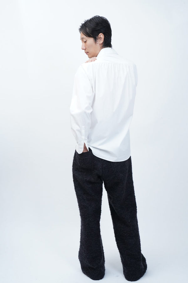 -Gathered Curly, Fluffy, Huggy Trousers-