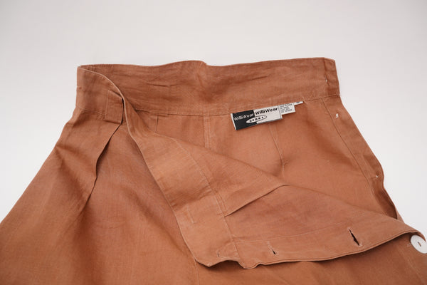 "Willi Wear"-Linen Designed Wide Pants-