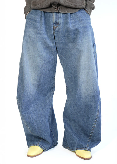 KHOKI -3D cutting denim pants-