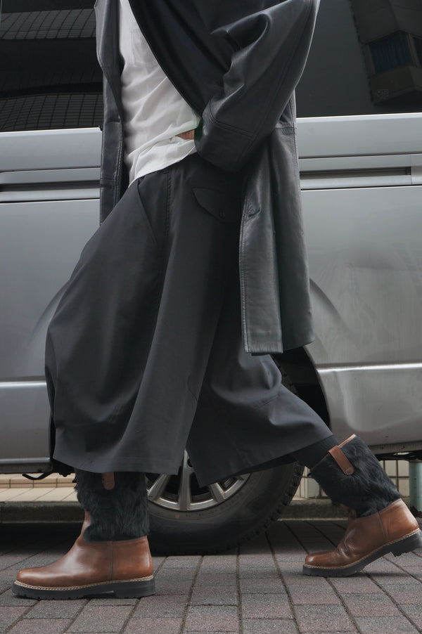 -Pleated Balloon Dress Shorts-