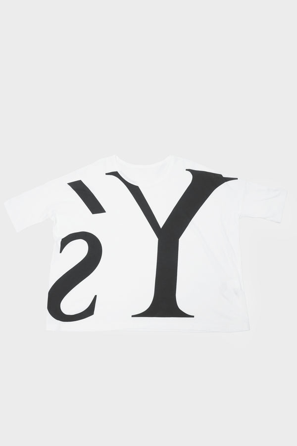 "Y's" -Big Logo Printed S/S Tee-