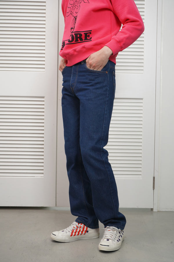 80's "Levi's" -"40509-0215" Straight Denim Pants-