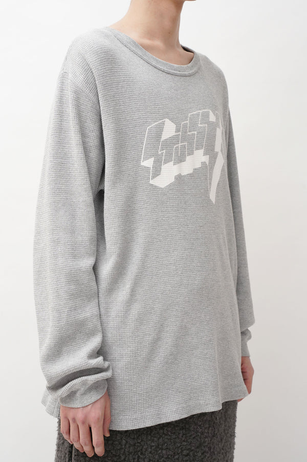 Bootleg "STUSSY" -Logo Printed L/S Thermal Tee-