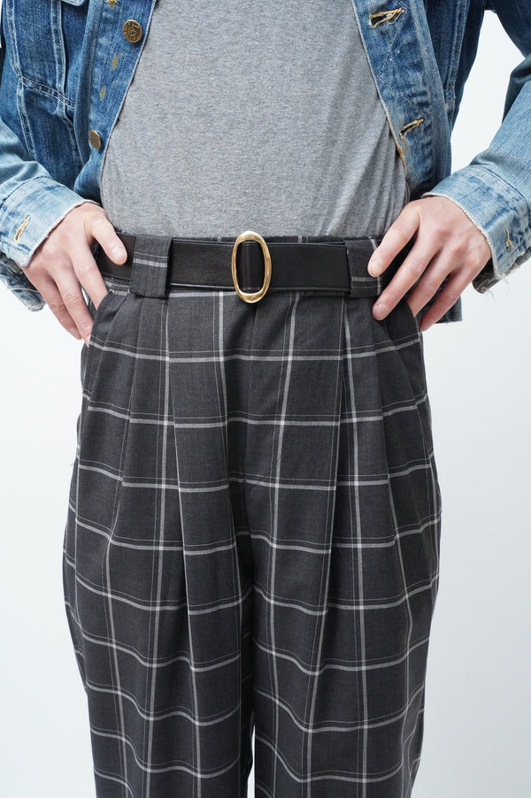 80-90s "GIANNI VERSACE" -3tuck Wool Slacks