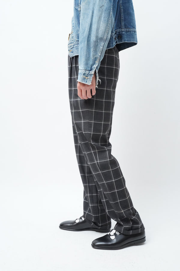 80-90s "GIANNI VERSACE" -3tuck Wool Slacks