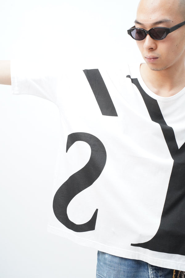 "Y's" -Big Logo Printed S/S Tee-