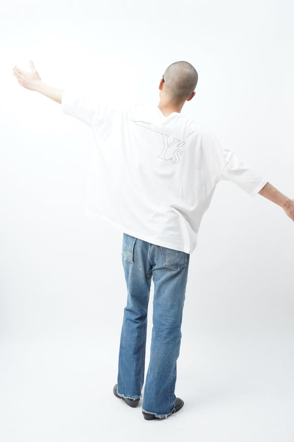 "Y's" -Logo Stitch Design Printed S/S Tee-