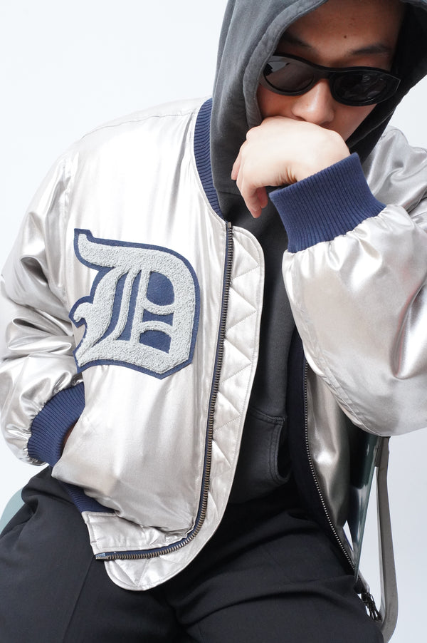 Dechamps - Silver Bomber Jacket -