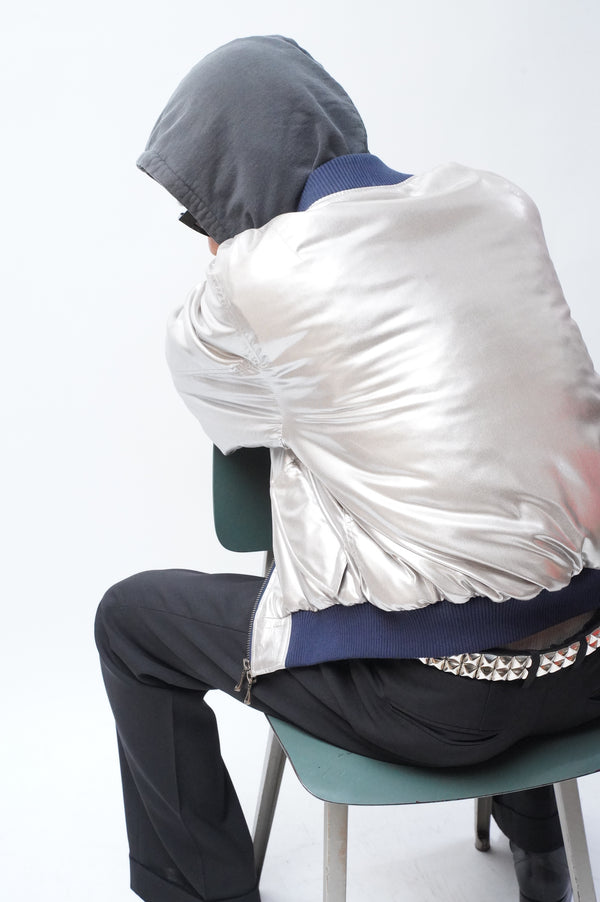 Dechamps - Silver Bomber Jacket -