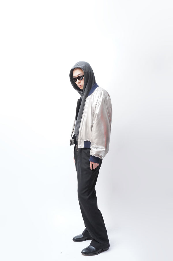 Dechamps - Silver Bomber Jacket -