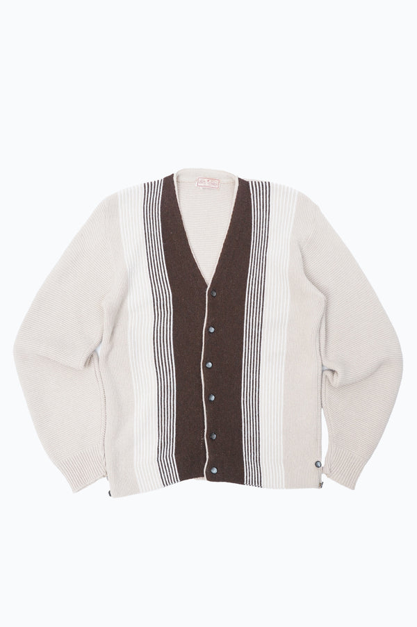 60-70'S "UNKNWON" -ORLON Acrylic Knit Cardigan-