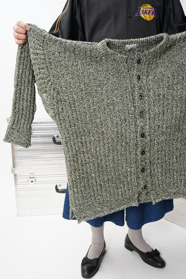 TACUINUM CARDIGAN (TWO FOLD SHETLAND WOOL)