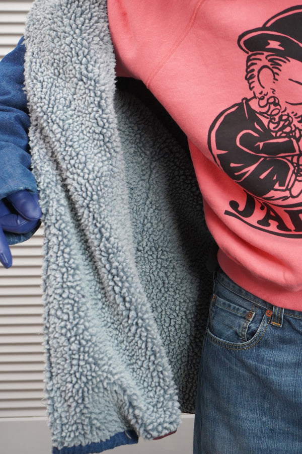 70's "CAMPUS" -Denim Boa jacket-