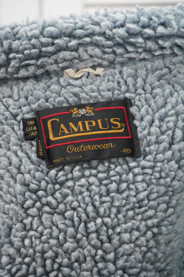 70's "CAMPUS" -Denim Boa jacket-