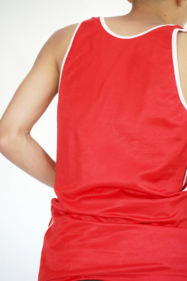 80's "ADIDAS" -Jersey Tank Top-