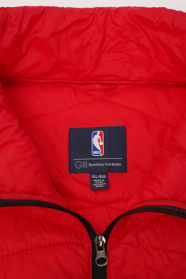 "CHICAGO BULLS" -Logo Embroidery Padded Jacket-