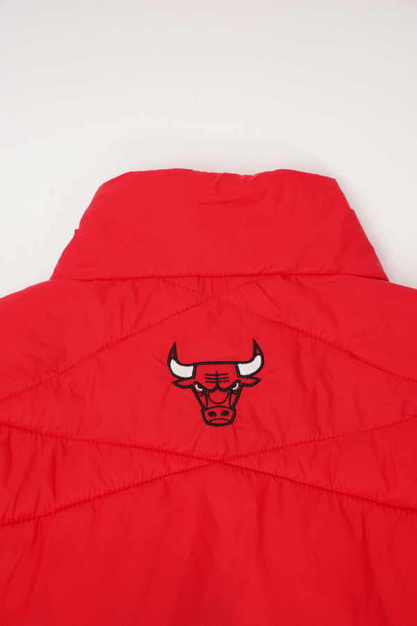 "CHICAGO BULLS" -Logo Embroidery Padded Jacket-